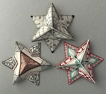 ZenTangle 3D Holiday Stars Workshop