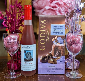 Dark Lava Truffles With A Kiss Collection